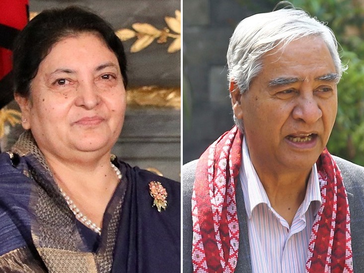 राष्ट्रपति र प्रधानमन्त्रीबीच छलफल 